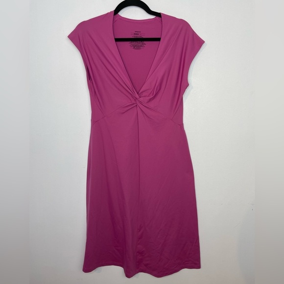 Patagonia Seabrook Bandha twist front Dress (Reef Pink) - Picture 2 of 6